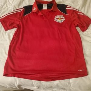 Adidas NY RedBull Collared Shirt